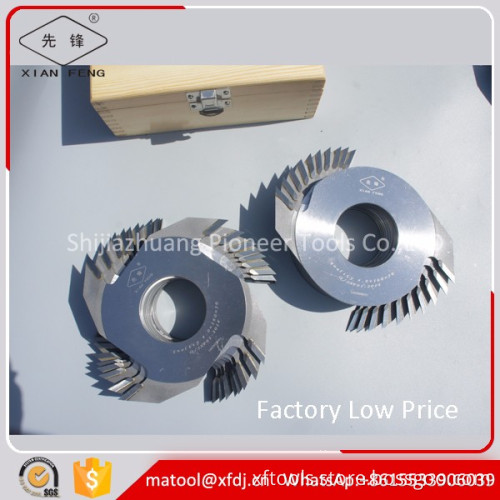 Finger joint cutter specification for wood finger joint knife